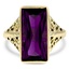 Edwardian Amethyst Cocktail Ring