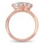 Asymmetrical Two Stone Diamond Ring, smallview