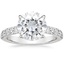 18K White Gold Anthology Half-Coverage Diamond Ring (1/2 ct. tw.), smalltop view