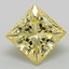 3.14 Ct. Fancy Intense Yellow Princess Lab Grown Diamond