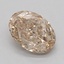 0.32 Ct. Very Light  Brown Pear Lab Grown Diamond