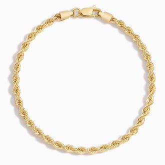 Bailey 6.5 in. Lightweight Rope Chain Bracelet (2.7mm)