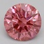 2.02 Ct. Fancy Vivid Pink Round Lab Grown Diamond