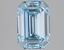 2.09 Ct. Fancy Intense Blue Emerald Lab Grown Diamond