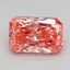 0.79 Ct. Fancy Vivid Pink Radiant Lab Grown Diamond