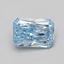 1.54 Ct. Fancy Vivid Blue Radiant Lab Grown Diamond