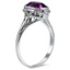 The Noriko Ring, smalltop view on a hand