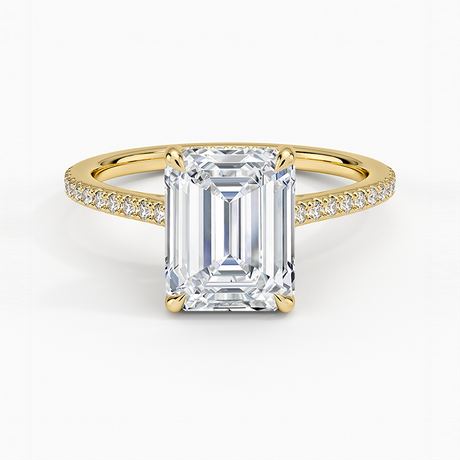 18K Yellow Gold Luxe Lissome Diamond Ring (1/5 ct. tw.)