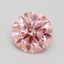 1.70 Ct. Fancy Vivid Pink Round Lab Grown Diamond