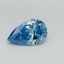 1.00 Ct. Fancy Vivid Blue Pear Lab Grown Diamond