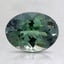 8.4x6.3mm Unheated Parti-Color Oval Tanzanite