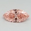 1.01 Ct. Fancy Vivid Pink Marquise Lab Grown Diamond