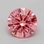 0.60 Ct. Fancy Vivid  Pink Round Lab Grown Diamond