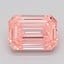 1.07 Ct. Fancy Vivid  Pink Emerald Lab Grown Diamond
