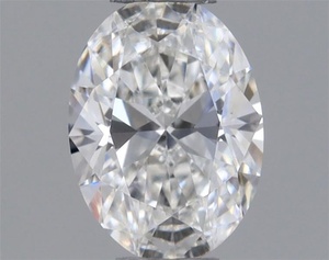 Oval diamond — real photo