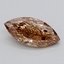 1.22 Ct. Light  Brown Marquise Lab Grown Diamond
