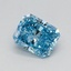0.52 Ct. Fancy Vivid Blue Radiant Lab Grown Diamond