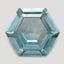 5.7mm  Blue  Hexagon   Sapphire