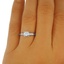 The Meridienne Ring, smalltop view on a hand