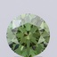 2.01 Ct. Fancy Vivid Green Round Lab Grown Diamond