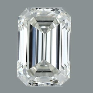 Emerald diamond — real photo
