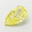 2.44 Ct. Fancy Intense  Yellow Pear Lab Grown Diamond