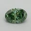 2.18 Ct. Fancy Vivid Pacific Green Oval Lab Grown Diamond