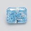 1.68 Ct. Fancy Vivid Blue Radiant Lab Grown Diamond