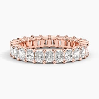Radiant Eternity Lab Diamond Ring (3 ct. tw.) in 14K Rose Gold