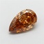 1.28 Ct. Fancy Light Brown Pear Lab Grown Diamond