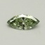 0.30 Ct. Fancy Vivid Green Marquise Lab Grown Diamond