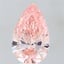 7.09 Ct. Fancy Vivid  Pink Pear Lab Grown Diamond