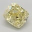 2.00 Ct. Fancy Intense Yellow Cushion Lab Grown Diamond