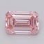2.16 Ct. Fancy Intense Pink Emerald Lab Grown Diamond
