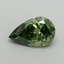 1.0 Ct. Fancy Vivid Pacific Green Pear Lab Grown Diamond