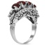 The Britton Ring, smalltop view on a hand