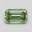 1.03 Ct. Fancy Vivid Green Emerald Lab Grown Diamond