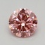 0.41 Ct. Fancy Vivid Pink Round Lab Grown Diamond