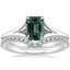 18K White Gold Reverie Ring with Flair Diamond Ring (1/6 ct. tw.)
