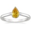 Platinum Luna 2mm Bezel Ring, smalltop view