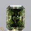 2.18 Ct. Fancy Vivid Green Radiant Lab Grown Diamond