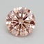 2.00 Ct. Fancy Intense Pink Round Lab Grown Diamond