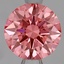 1.02 Ct. Fancy Vivid Pink Round Lab Grown Diamond