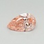 0.33 Ct. Fancy Vivid Pink Pear Lab Grown Diamond