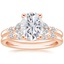 14KR Moissanite Verbena Diamond Bridal Set (1/4 ct. tw.), smalltop view