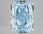 3.08 Ct. Fancy Vivid Blue Radiant Lab Grown Diamond