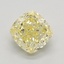 1.52 Ct. Fancy Intense Yellow Cushion Lab Grown Diamond