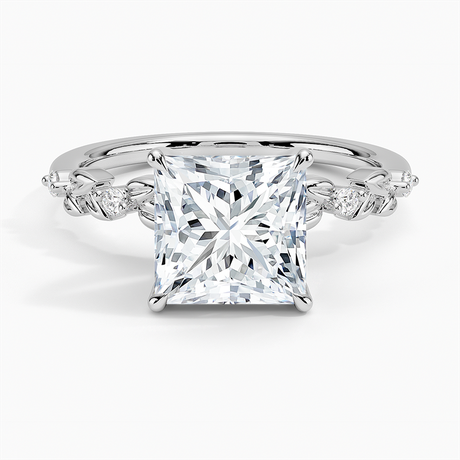18K White Gold Briar Diamond Ring