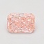 0.76 Ct. Fancy Vivid Pink Radiant Lab Grown Diamond