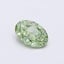 0.50 Ct. Fancy Vivid  Green Oval Lab Grown Diamond